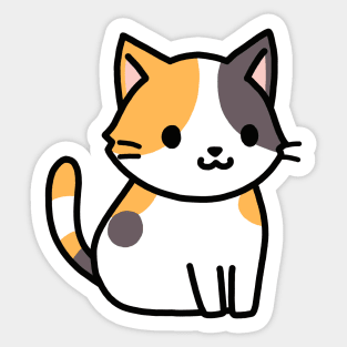 Calico Cat Sticker